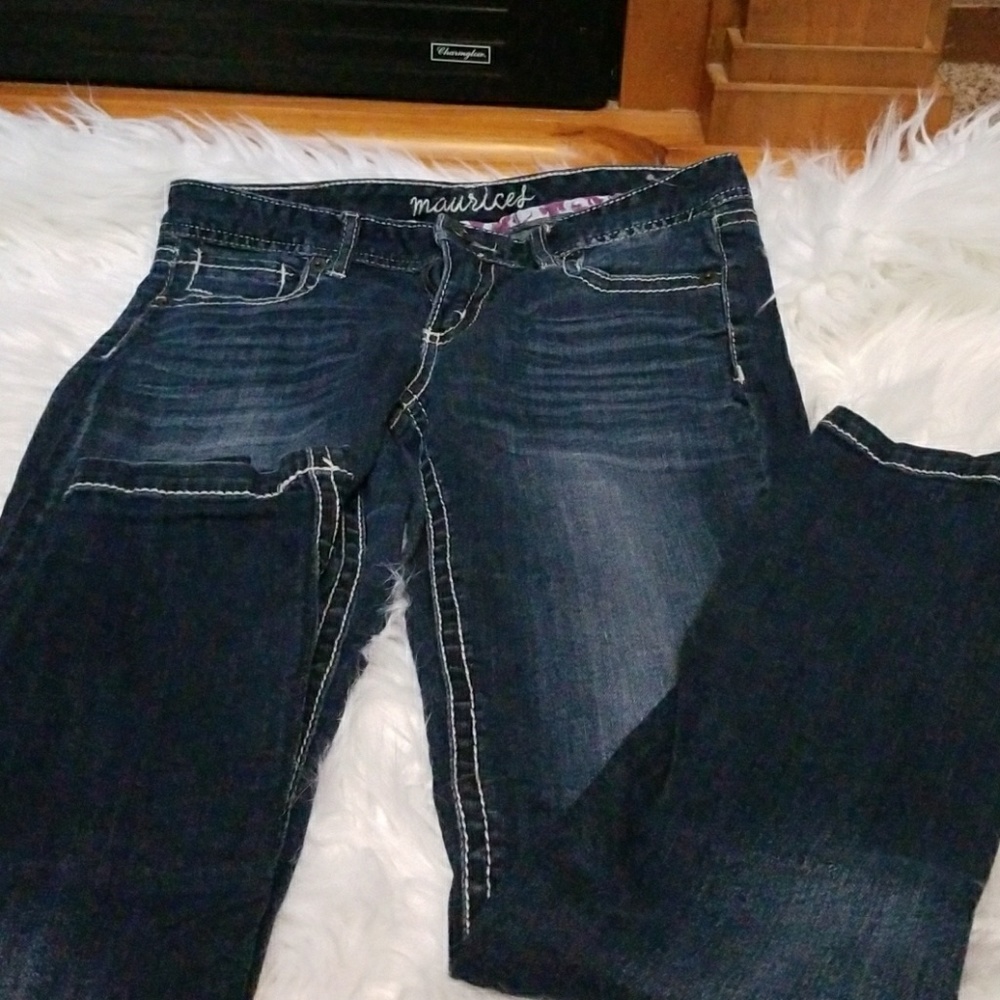 Maurices dark skinny jeans